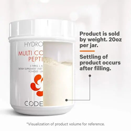Code Age Multi-Collagen Protein Powder Hydrolyzed 20Oz All-in-One Super Bone Broth - AB Mystery