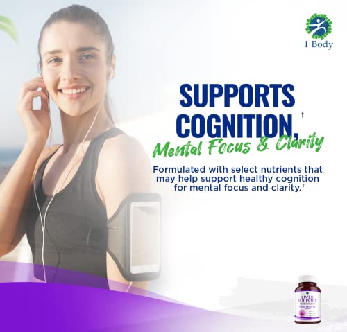 1 Body Liver Support: Twin Pack - 60 Capsules Each - Milk Thistle