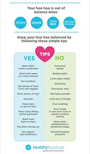 healthy hoohoo Gentle Feminine Foaming Cleanser - All Natural, Paraben- and Fragrance-free (5 fl oz) - AB Mystery