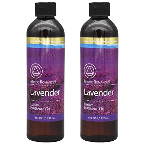 2 X Lavender Scent Fragrance Oil Burner Warmer Air Diffuser Aromatherapy Spa 8oz - AB Mystery