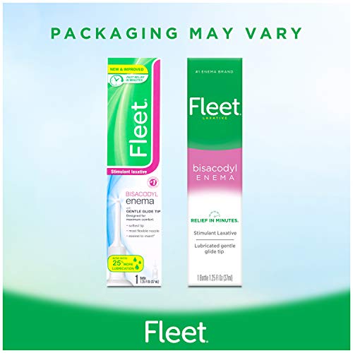 Fleet Laxative Bisacodyl Enema for Adult Constipation, 1.25 Fl Oz - AB Mystery