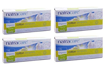 Natracare Tampons Reg With Applictr 16 ct ( 4 Pack)