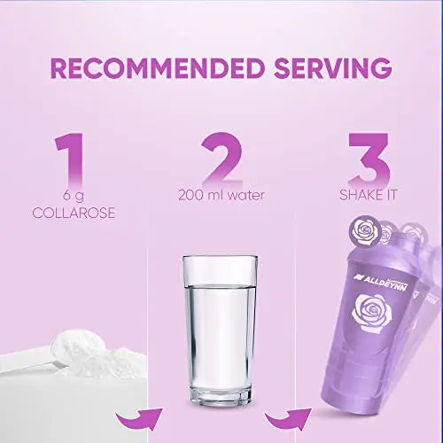 ALLDEYNN Collarose Fish Collagen Powder - Fish Collagen Hydrolysate with Hyaluronic Acid - AB Mystery