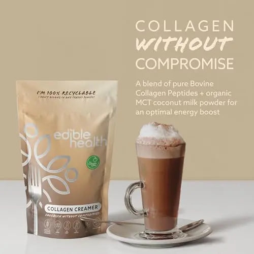 High Protein Bovine Collagen Creamer, Great With Coffee, Hot Chocolate, Smoothies & Porridge - AB Mystery