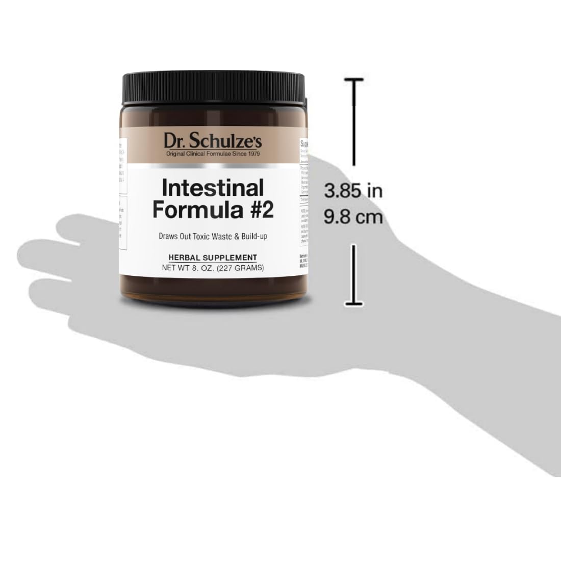 Dr. Schulze's | Intestinal Formula #2 | Herbal Colon Cleanse Formula | 8 Oz. Jar - AB Mystery