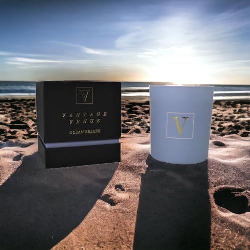 Vantage Venue - Premium Quality Wooden Wick Scented Candles | Aromatherapy Soy Wax Candle - AB Mystery