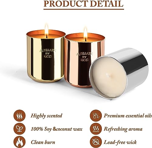 UCC Candles for Home Scented | Premium Aromatherapy Candles Gift Set for Women - AB Mystery
