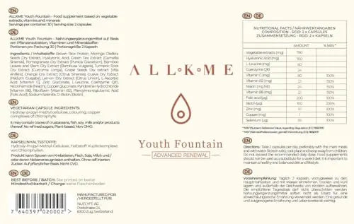 ALLKME Vegan Collagen Booster, Winner of Switzerland Prestige Award - AB Mystery