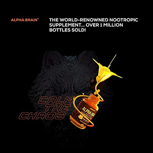 ONNIT Alpha Brain (60ct) - Over 1 Million Bottles Sold - Premium Nootropic Brain Supple - AB Mystery