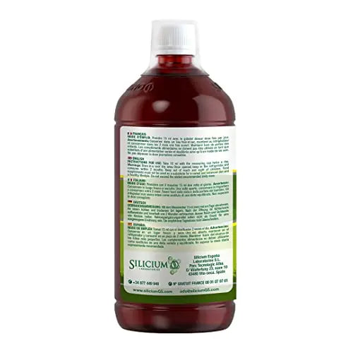 G7 Siliplant Improved Formula. Liquid Silica Supplement Collagen Booster, Strengthens Bones - AB Mystery