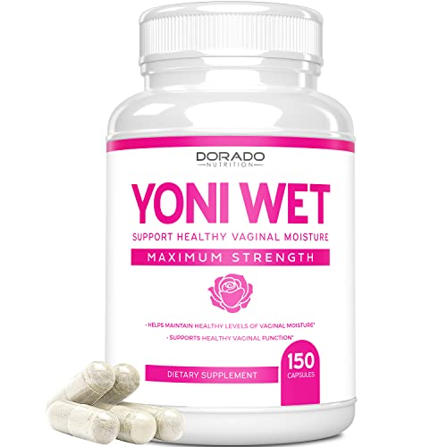 Vaginal Moisturizer & Vaginal Dryness Supplement (150 Capsules) Support Vaginal Wetness & Health
