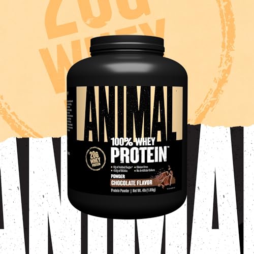 Animal 100% Whey Protein Powder – Whey Blend for Pre- or Post-Workout, Recovery - AB Mystery