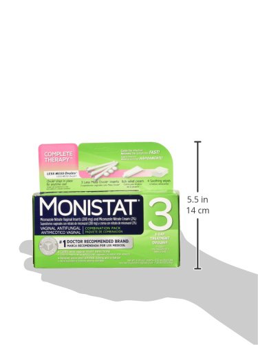 Monistat 3 Day Triple Action Combo Pack, Odorless, White - AB Mystery