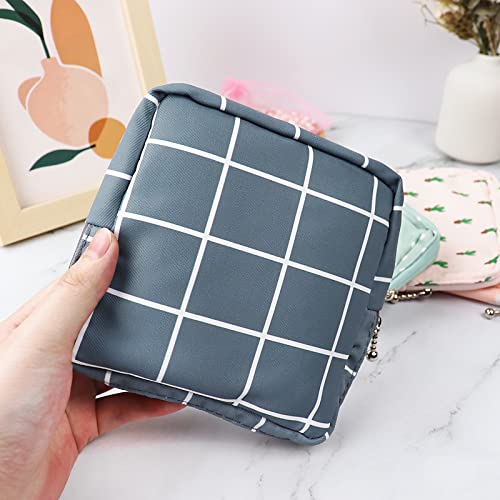 Sanitary Napkin Storage Bag,Portable Sanitary Napkin Storage Pouch Pack of 4 Reusable Menstrual Cup - AB Mystery