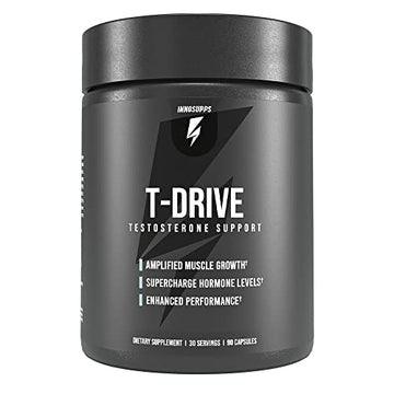 InnoSupps : T-Drive | Testosterone Booster | Amplify Muscle Growth | KSM-66 Ashwagand