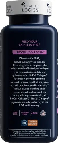 Health Logics BioCell Collagen Joint and Skin Care 120 Capsules HEALTH LOGICS