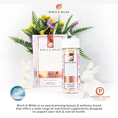 Birch & Wilde Marine Collagen Peptides for Beautiful Skin & Hair and Stronger Bones & Joints - AB Mystery
