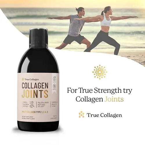 True Collagen - Premium 11000mg Collagen Marine I Pure Hydrolyzed Collagen (Type I & III) True Collagen