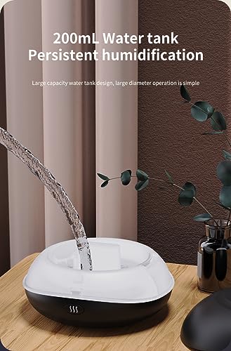 USB Oil Diffuser LED Flame Diffuser Humidifier Ultrasonic USB Flame Humidifier Essential Oil - AB Mystery