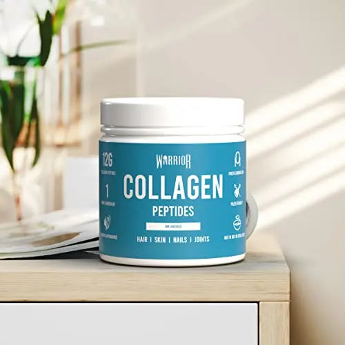 Warrior Collagen Peptides - Collagen Powder - 180g - Made from Premium Bovine Hydrolysed Collagen - AB Mystery
