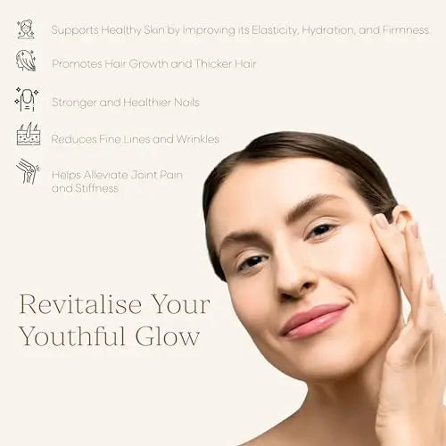 Pure Hydrolysed Marine Collagen Capsules 2400mg - Collagen Tablets High Strength Collagen - AB Mystery