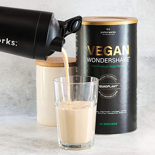 Protein Works - Vegan Wondershake, Vegan Protein Shake, Multi Award Winning Vegan Protein Powder Protein Works