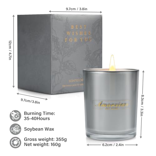 6 Pack Candles Clearance, Large Scented Candles, Candles for Home Scented, 35oz 250 Hour Long - AB Mystery