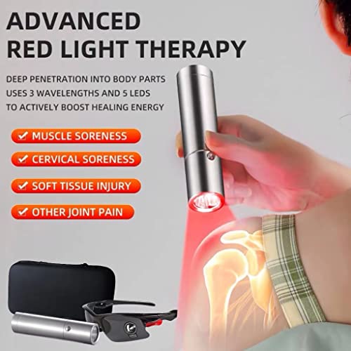 Infrared Light Therapy Wand for Powerful Infrared Light Therapy Red Light，grey-sdt-11 - AB Mystery