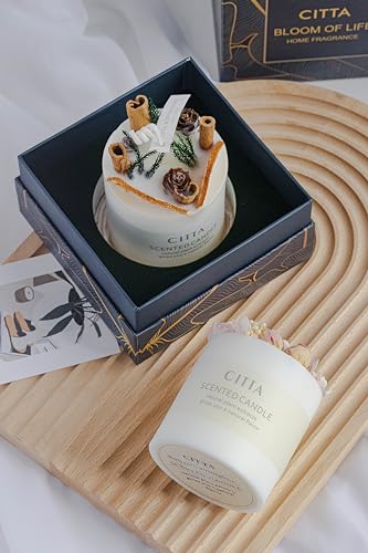 (Lemon Verbena) Luxury Scented Candles Soy Wax and Fragrance Oils Aromatherapy, Aroma Candles - AB Mystery