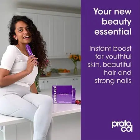 Proto-Col Beauty Collagen Supplements for Women - 10,000mg Bovine Collagen - AB Mystery