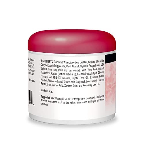 Source Naturals Progesterone Cream - Women's Health Support - High Purity, Paraben Free - 4 Ounce Jar - AB Mystery