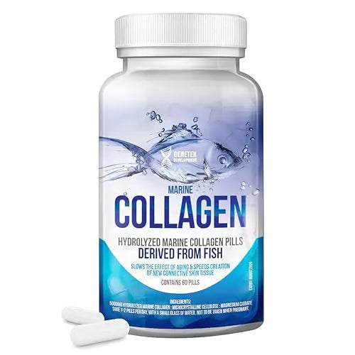 Marine Collagen Peptides Supplements for Men & Women - Collagen Pills - AB Mystery