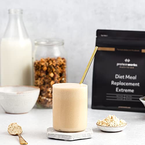 Protein Works - Diet Meal Replacement Extreme Shake, 200 Calorie Meal, High Protein Meal Protein Works