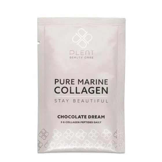 Plent Pure Marine Collagen Chocolate Dream - Stay Beautiful - 5G Collagen Peptides Daily - AB Mystery