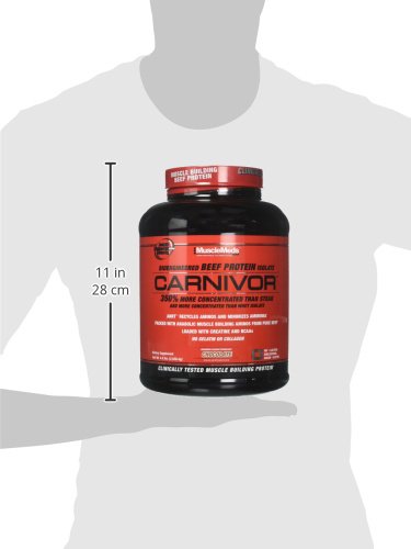 MuscleMeds, Carnivor Beef Protein Isolate Powder 56 Servings, Chocolate, 72 Ounce - AB Mystery
