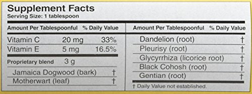 Lydia Pinkham Liquid Herbal Supplement for Menstruation and Menopause Support, 16 Ounce - AB Mystery