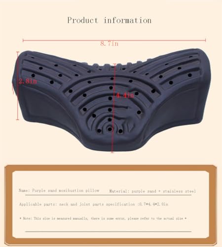 LANYANZI Purple moxibustion Pillow Cervical Vertebra Pillow moxibustion Waist moxibustion Box - AB Mystery