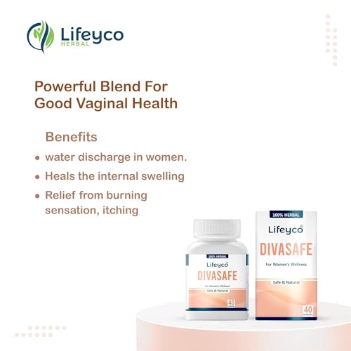 Divasafe Capsules for Abnormal Vaginal Discharge, 100% Natural Formulation Manufactured - AB Mystery