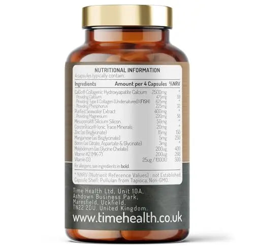 Bone Regen® – Osteo Support – Bone Strength, Density & Fracture Repair – with Calcium, Magnesium Time Health