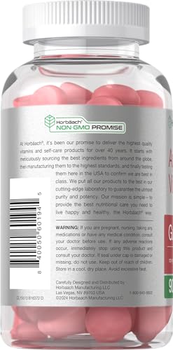 Horbaach Vegan Apple Cider Vinegar Gummies | 90 Count | ACV Supplement | Natural - AB Mystery