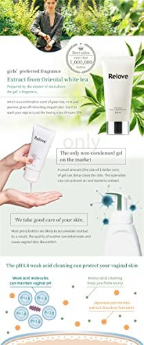 Relove Amino acid feminine Hygiene wash | Gynecologist | Green tea Fragrance - AB Mystery