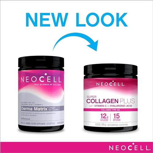 NeoCell Super Collagen Plus With Vitamin C and Hyaluronic Acid, For Skin Hydration - AB Mystery
