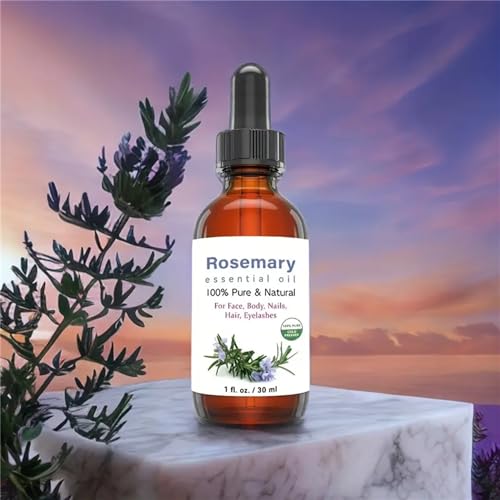 Rosemary Oil Organic Essential Natural Rosemary Oil for Hair, Pure Rosemary Essential Oil for Diffuser, 30ml - AB Mystery
