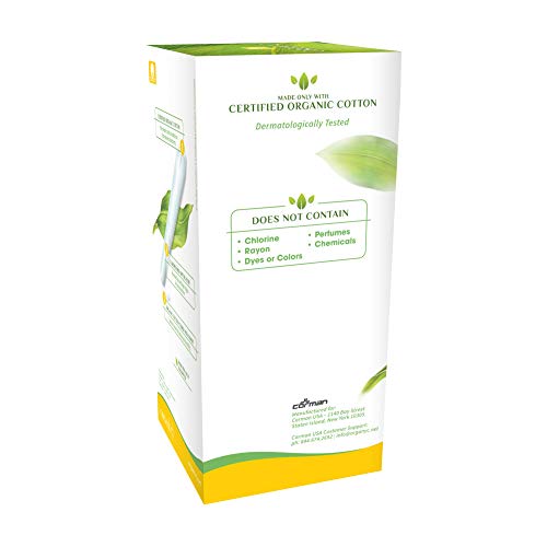 ORGANYC Hypoallergenic 100% Organic Cotton Internal Tampons with Applicator, REGULAR, 16-count - AB Mystery