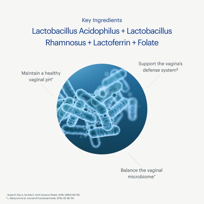 Bonafide Clairvee Vaginal Probiotic – Hormone-Free, Drug-Free Relief from Odor, Vaginal Itching and Discharge – Balances Vaginal pH Levels – 90 Day Supply (45 Capsules) - AB Mystery