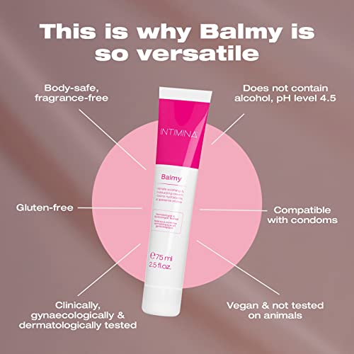 INTIMINA Balmy - Vaginal Moisturizer and Lubricant, Intimate Soothing and Moisturizing Cream - AB Mystery