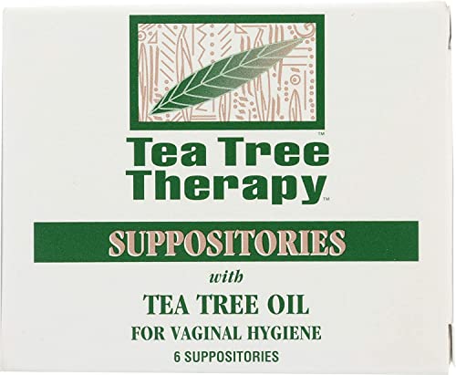 Tea Tree Therapy - Suppository with Tea Tree Oil For Vaginal Hygiene (2-Pack of 6) - AB Mystery