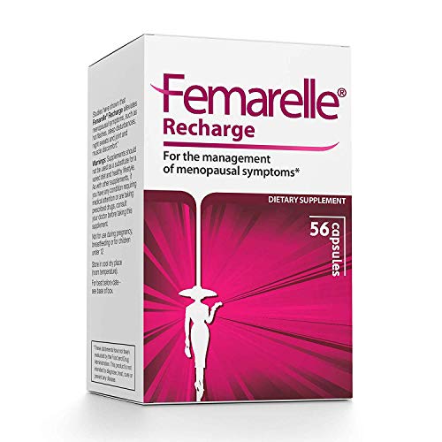Femarelle Recharge - Non Hormonal Natural Menopause Supplements for Women -1 Month Supply - AB Mystery