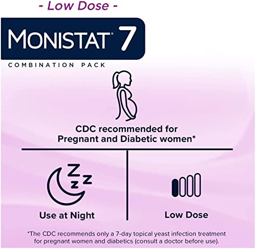 Monistat 7 Simple Cure Feminine Antifungal Cream with RX Strength Cream, 7 Day Treatment Cream - AB Mystery