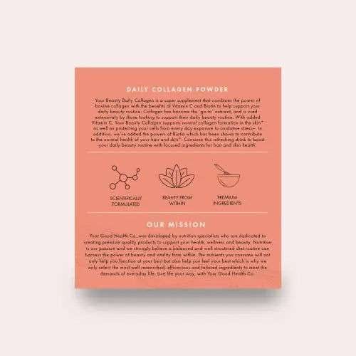 Your Good Health Co. – Your Beauty Premium Collagen Powder, Mixed Berry - AB Mystery